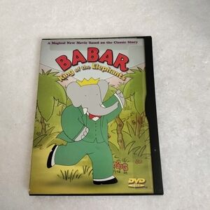 Babar King of the Elephants DVD Animated Movie HBO Kids Video G Rated 1999